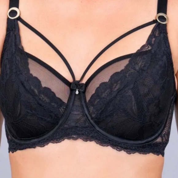 32K Lace Sling Cage Bra - Picture 2 of 9